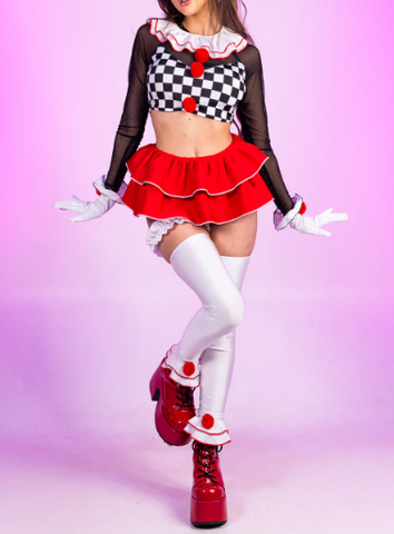 Sexy Clown Around Costume - jnjjackets