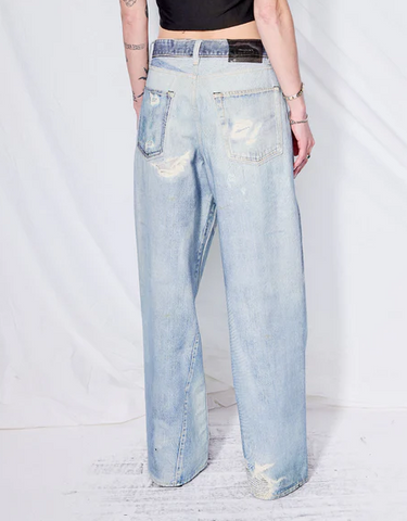 Digital Denim Print Full Cut Pant - jnjjackets