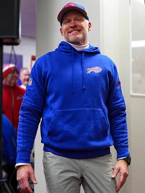 Sean Mcdermott Buffalo Bills Sideline Club Hoodie