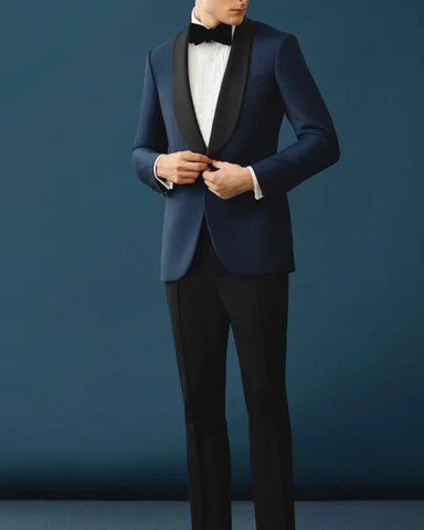 Skyfall James Bond Blue Dinner Tuxedo