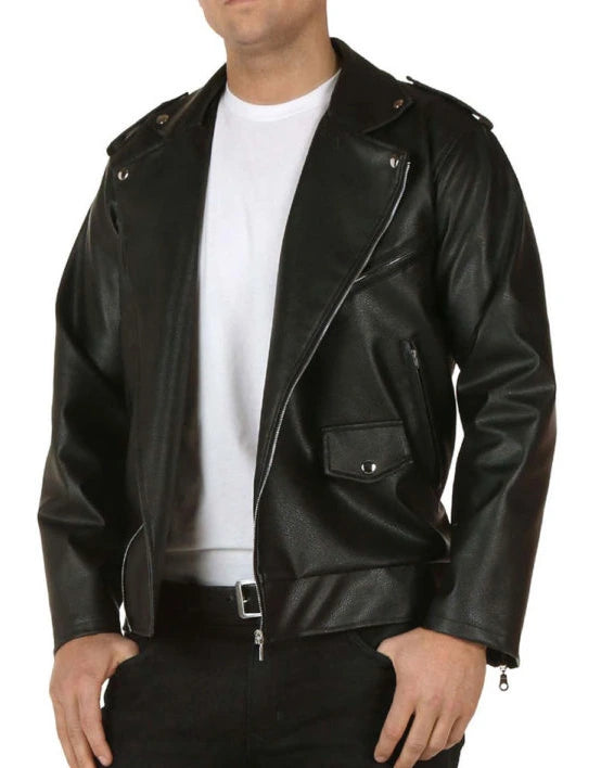 T Birds Danny Grease Leather Jacket - JnJ Jackets