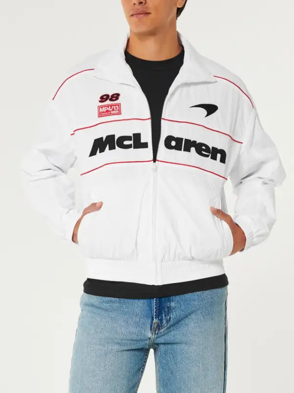 Hollister Mclaren White Jacket