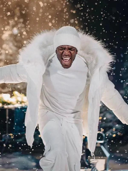 Ft. Jme: Christmas Drillings Sidemen Puffer Jacket