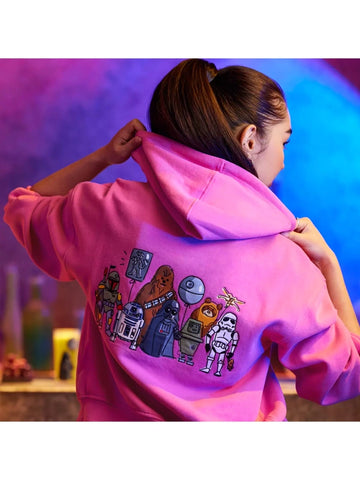 Pink Star Wars Hoodie - JnJ Jackets