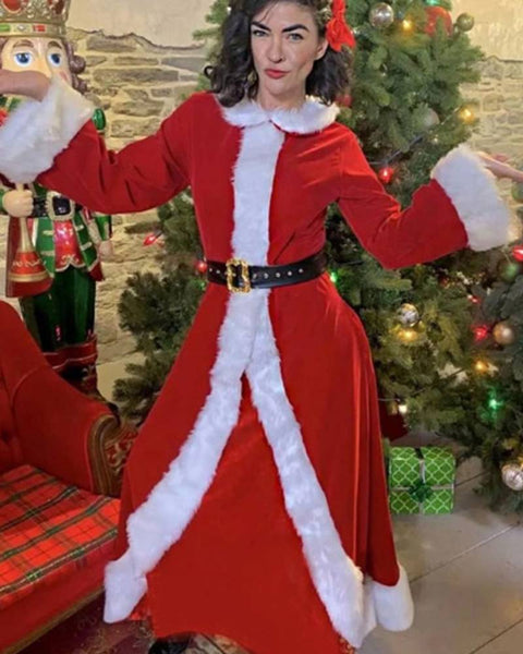 Designing Christmas Stella Santa Claus Coat