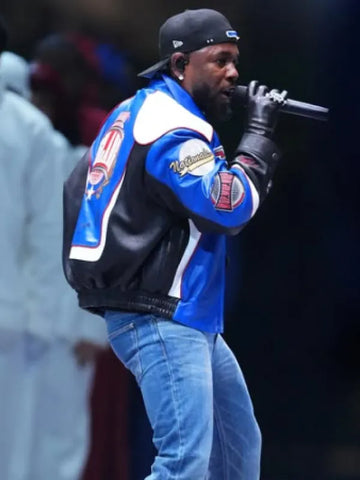 Halftime Show 2025 Kendrick Lamar Leather Jacket