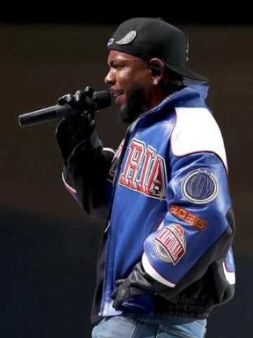 Halftime Show 2025 Kendrick Lamar Leather Jacket