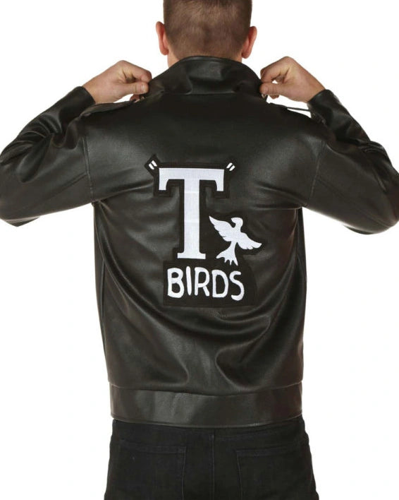 T Birds Danny Grease Leather Jacket - JnJ Jackets