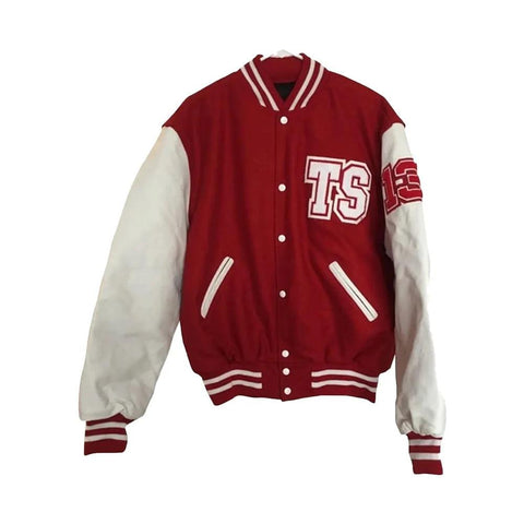 Taylor Swift Red & White Varsity Jacket - JnJ Jackets