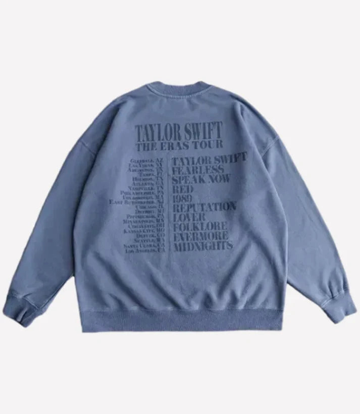 Taylor Swift Eras Tour Crewneck Sweatshirt