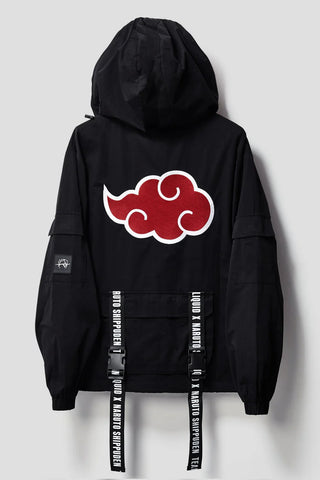 Liquid X Naruto Akatsuki Itachi Tech Jacket Double Sided - jnjjackets
