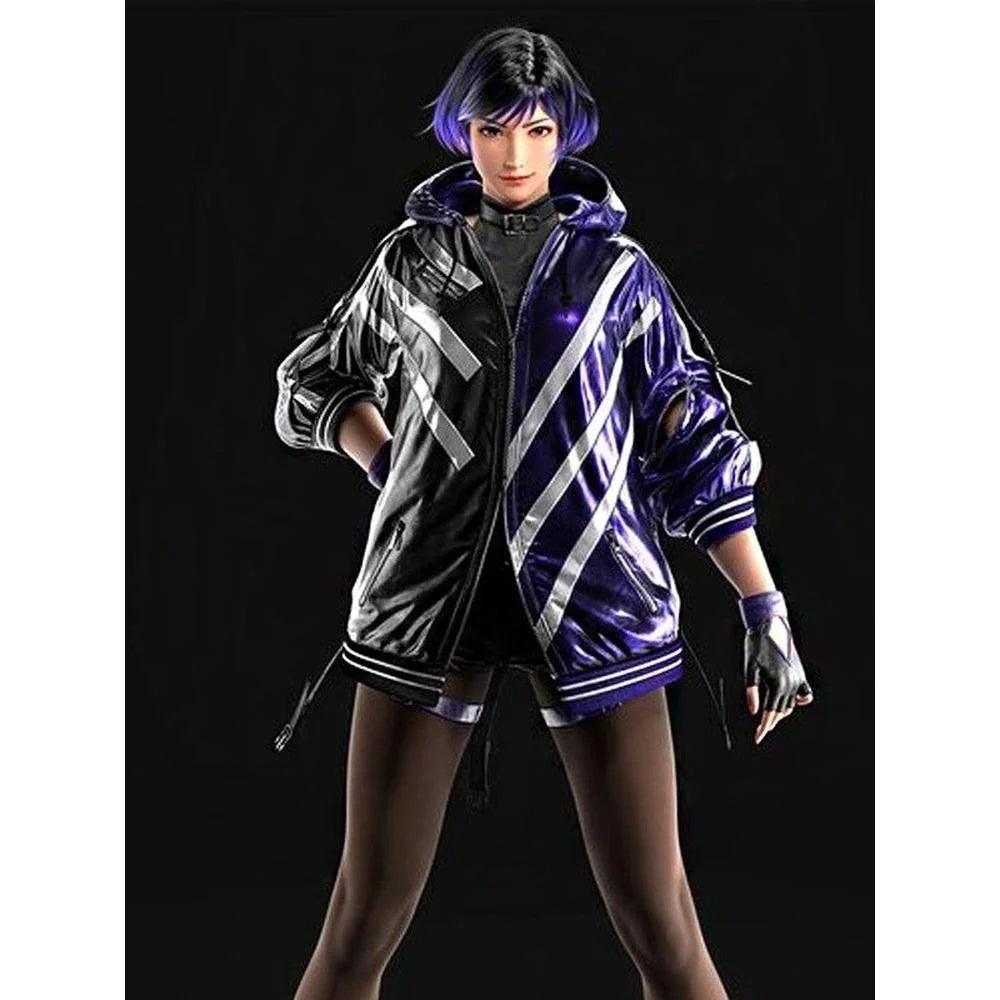 Tekken 8 Reina Mishima Leather Jacket - JnJ Jackets