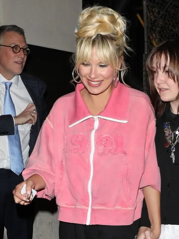 The Electric State Afterparty Millie Bobby Brown Pink Jacket - jnjjackets