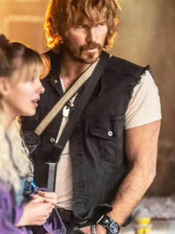 The Electric State Chris Pratt Black Vest