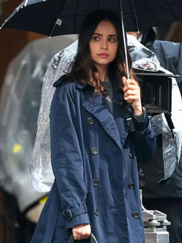 Sofia Carson The Life List 2025 Blue Coat - jnjjackets