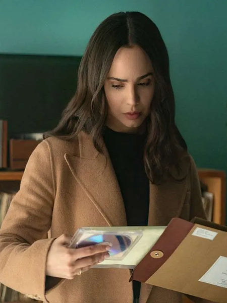 Sofia Carson The Life List 2025 Trench Coat