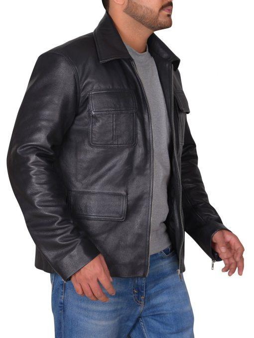 Vampire Diaries Damon Salvatore Leather Jacket - jnjjackets