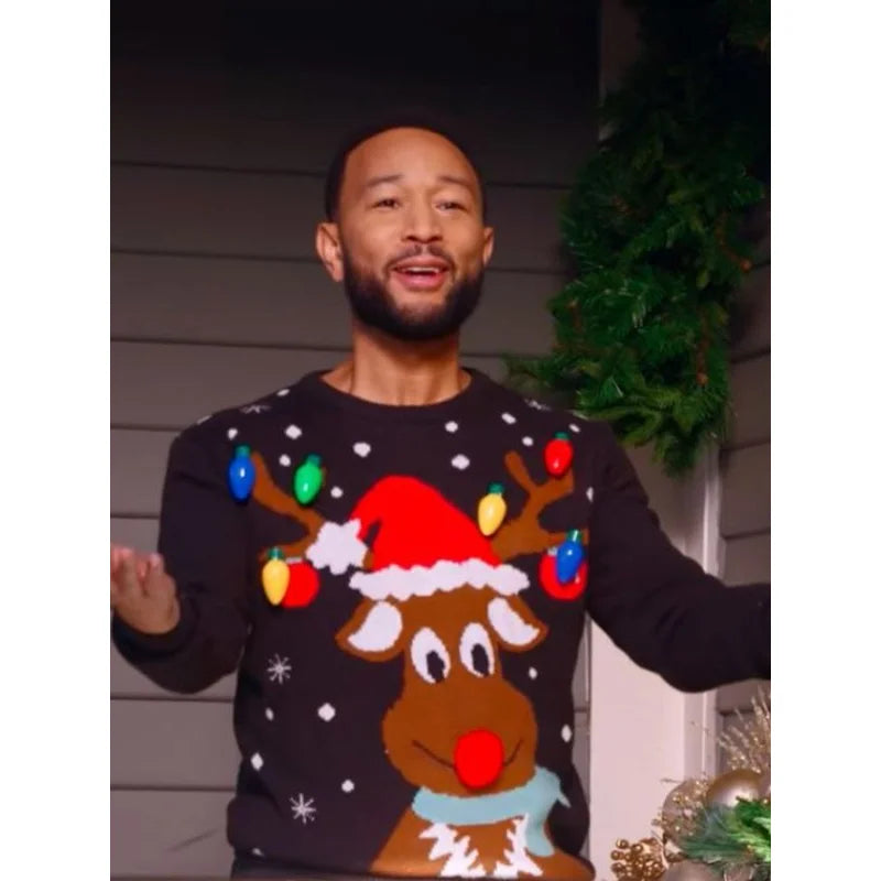 The Voice John Legend Christmas Sweater - JnJ Jackets