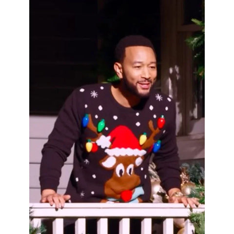 The Voice John Legend Christmas Sweater - JnJ Jackets