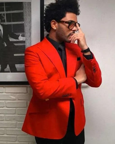 The Weeknd Red Blazer Costume - jnjjackets