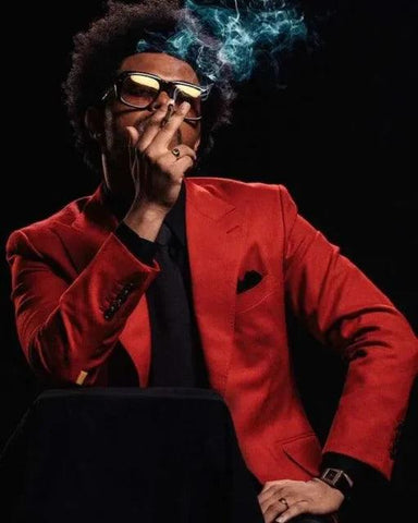 The Weeknd Red Blazer Costume - jnjjackets