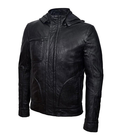 Mission Impossible Ghost Protocol Black Leather Jacket - jnjjackets