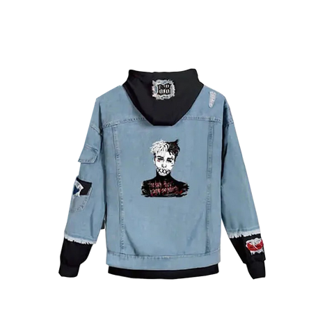 Xxxtentacion Printed Black Denim Jacket