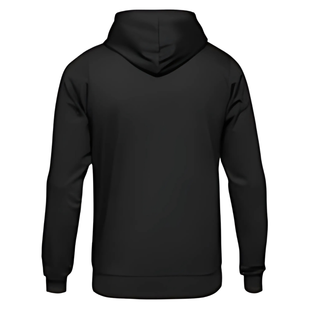 Black Outlines - Zip Up Hoodie