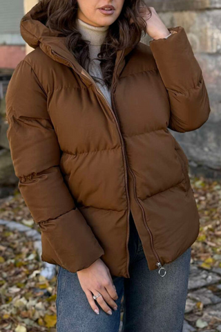 Hooded Women Puffer Jacket