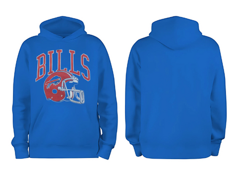 Buffalo Bills Helmet Retro Hoodie