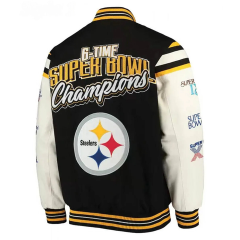 Super Bowl Champions Pittsburgh Steelers Letterman Jacket