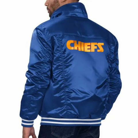 Kansas City Chiefs Silver Tab Trucker Jacket - JnJ Jackets