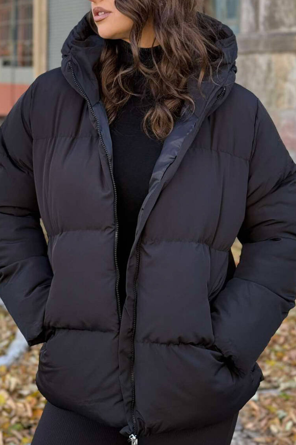 Hooded Women Puffer Jacket