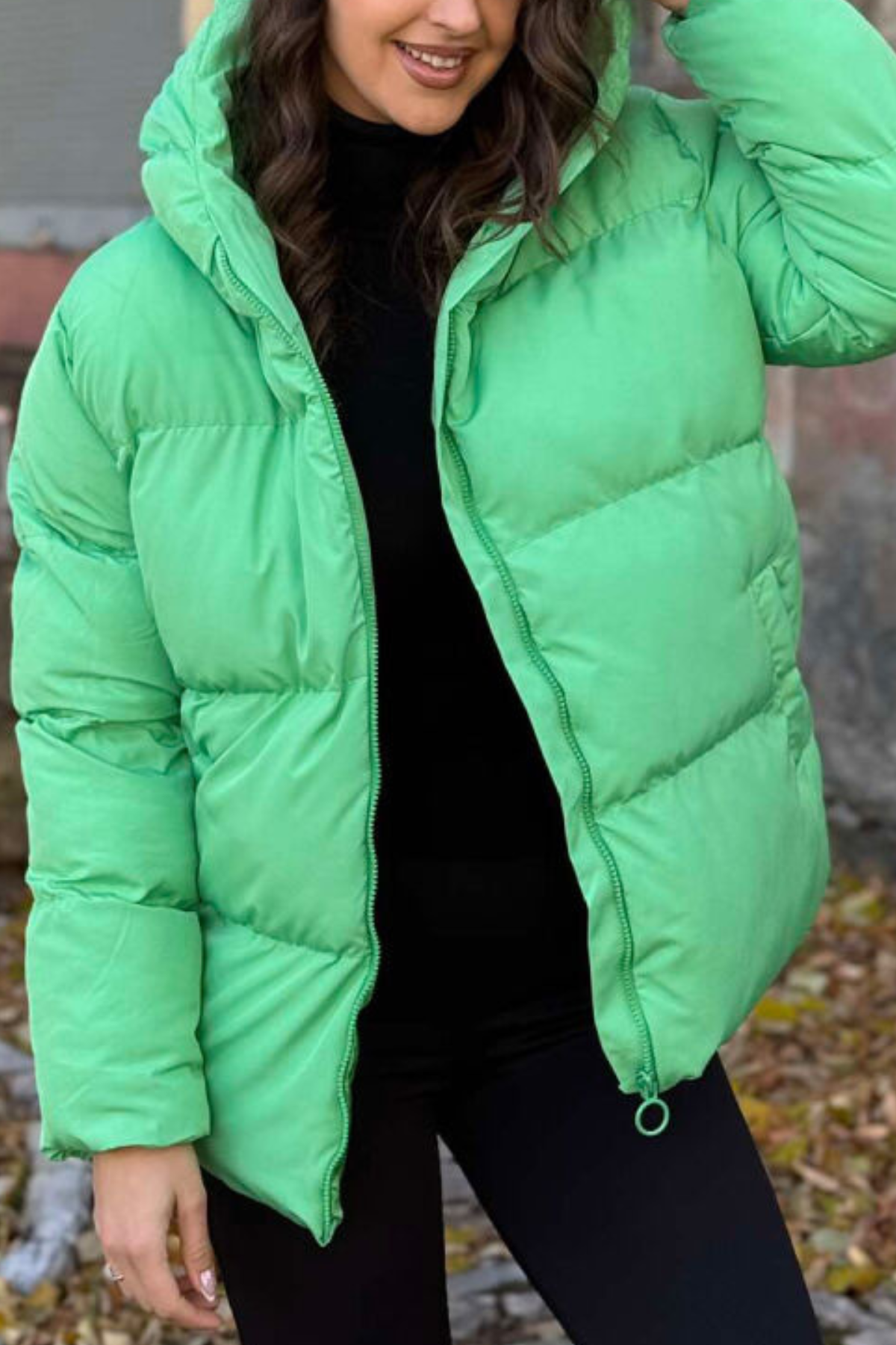 Hooded Women Puffer Jacket