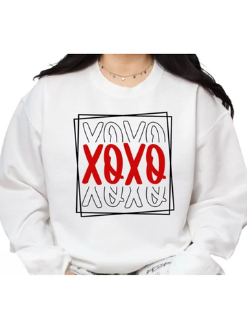 Xoxo - Valentine's Day SVG Design Sweatshirt