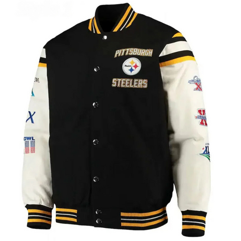 Super Bowl Champions Pittsburgh Steelers Letterman Jacket