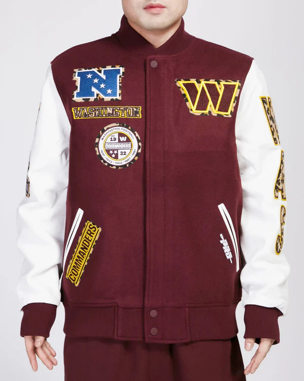 Washington Commanders Wool Varsity Jacket