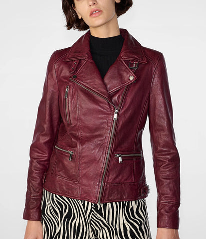 Marissa Asymmetric Leather Jacket - jnjjackets