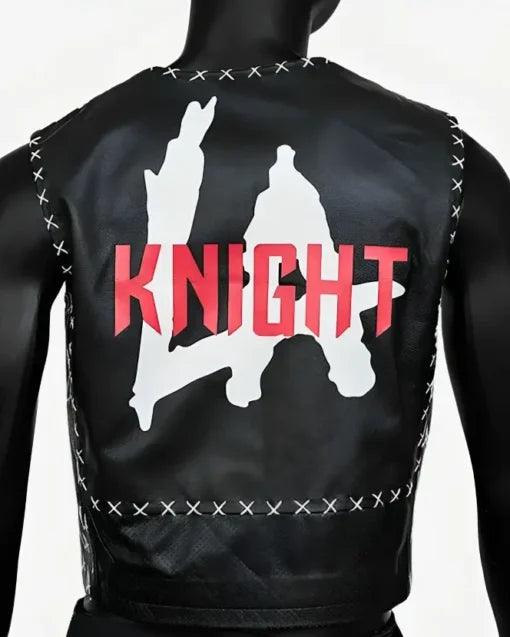 WWE LA Knight Leather Vest - jnjjackets