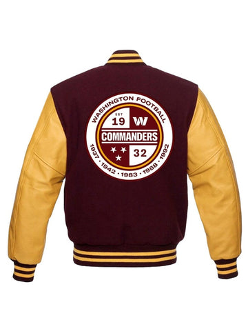 Washington Commanders Letterman Jacket