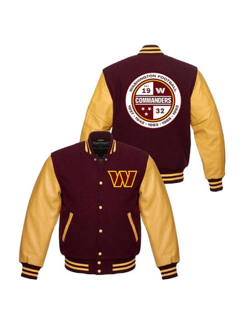 Washington Commanders Letterman Jacket