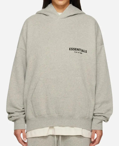 Fear Of God Essentials Gray Hoodie