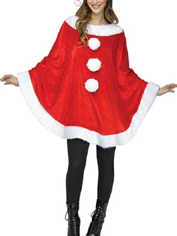 Christmas Santa Poncho - JnJ Jackets