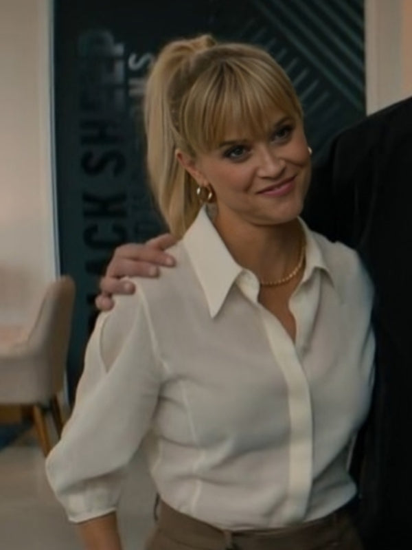 Reese Witherspoon You’re Cordially Invited White Shirt - jnjjackets