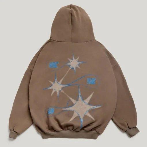 Alchemai Brown Pullover Hoodie - jnjjackets