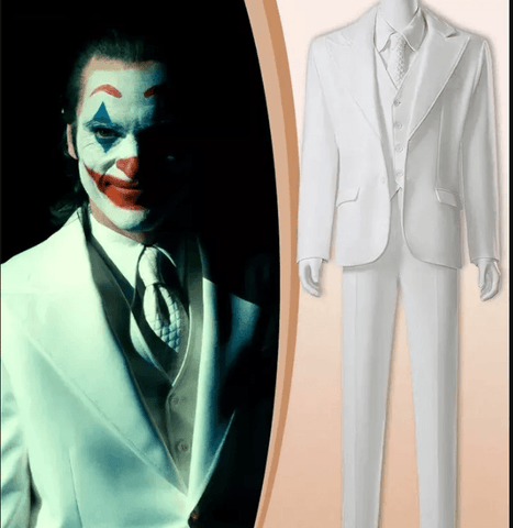 Joker Joaquin Phoenix White Suit - JnJ Jackets