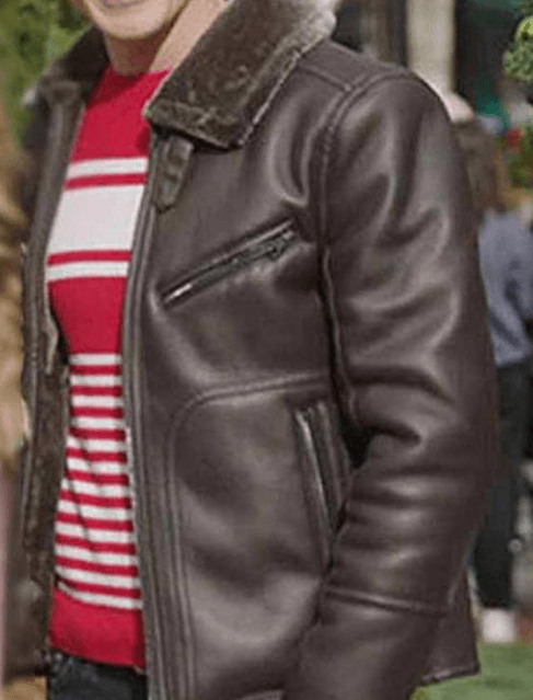 A Very Charming Christmas Town Jon Prescott Leather Jacket - JnJ Jackets