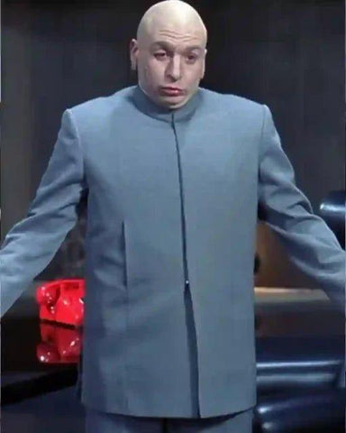 Austin Powers Dr Evil Grey Suit - jnjjackets