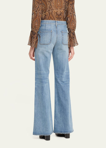 Florence Denim Flare Jeans – Retro Style, Modern Fit - jnjjackets