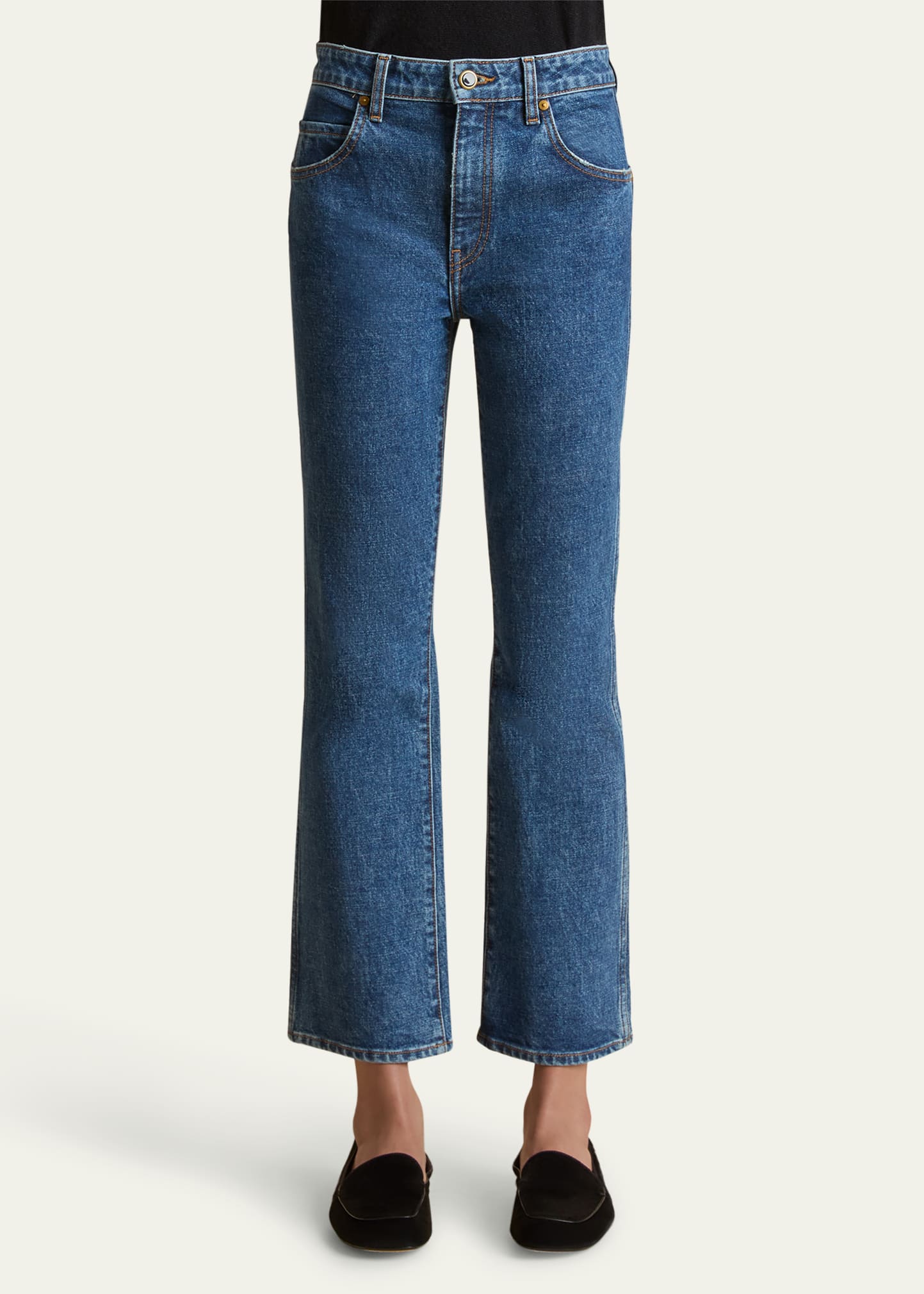 The Vivian Cropped Boot-Cut Jeans – Chic, Cropped, Confident - jnjjackets